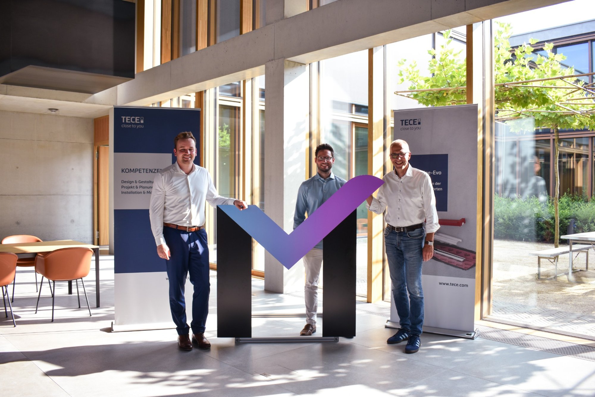 EEM-Vorstand beim Machertag 2024 – aufgenommen bei TECE in Emsdetten
